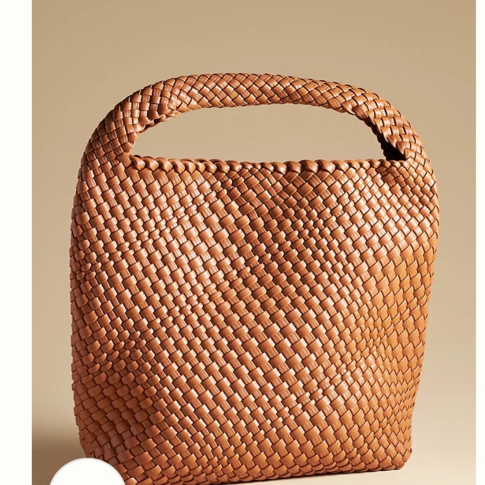 Anthropologie Antik Kraft Woven Slouchy Bag